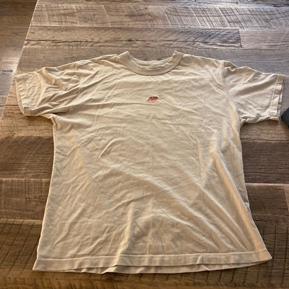New Balance Light Tan Short Sleeve Tee